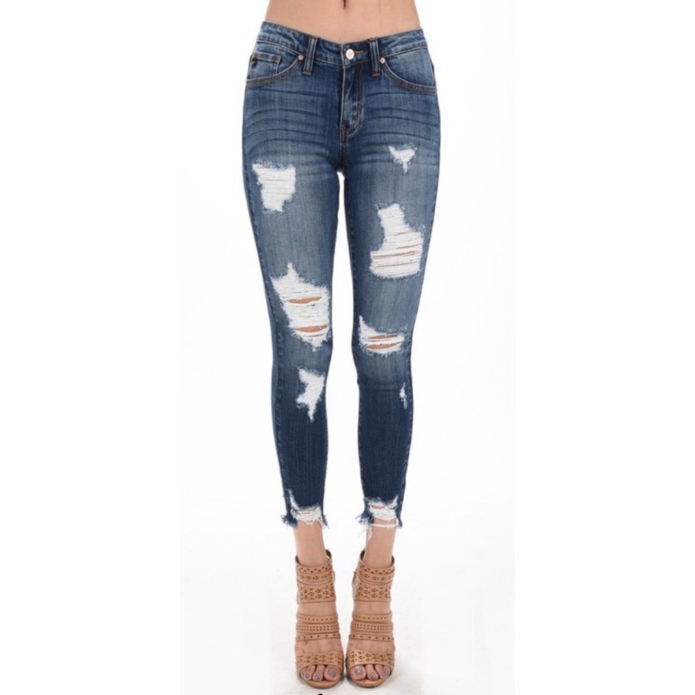 Extra Distressed KanCan Jeans